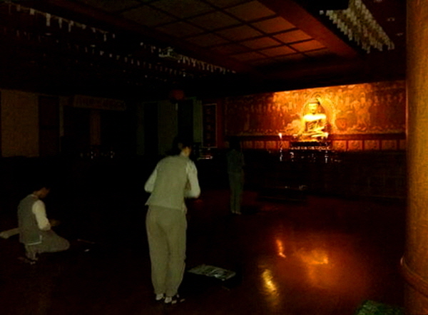 정진하는 동안 마음속 통일 발원을 이어갔습니다.