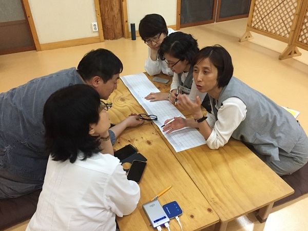 연간일정표 짜기 모둠활동. 진지하면서도 즐겁고 재미있는 시간이었습니다. 연간일정표 짜기 모둠활동. 진지하면서도 즐겁고 재미있는 시간이었습니다.