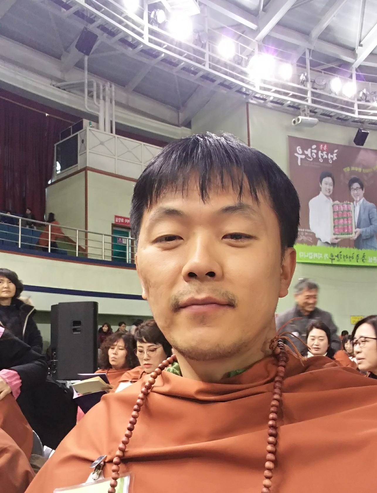 2019년 경전반 졸업식에 참석한 박영규 님