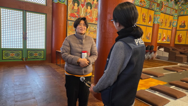 청년지부 유수경 님 인터뷰 현장