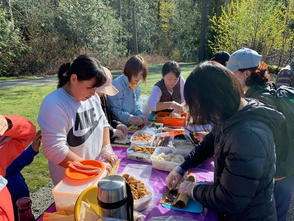 숲속의 김밥말이 요정들, 아니 정토행자들