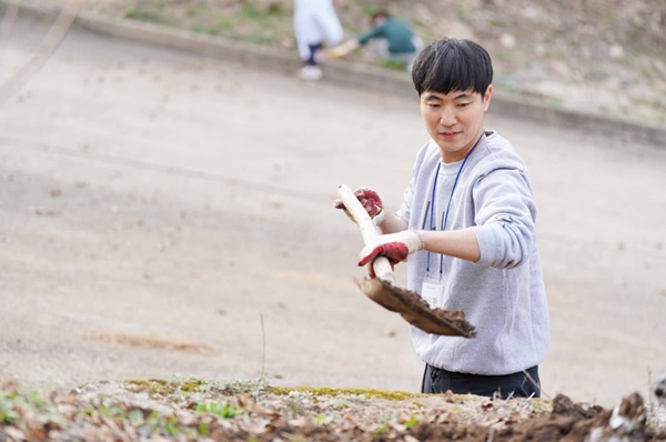 청년특별지부 출정식에서 청년특별지부 출정식에서
