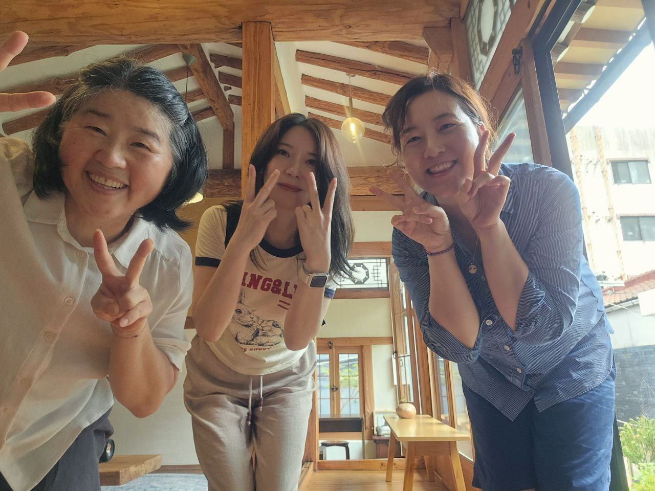 반나절 템플스테이 준비(맨 왼쪽) 반나절 템플스테이 준비(맨 왼쪽)