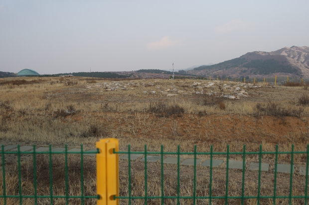 제5지점에서 발굴된 적석총
