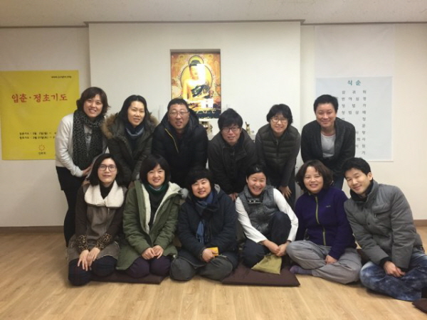 중랑법당에서 가장 많은 도반이 모인 새벽기도