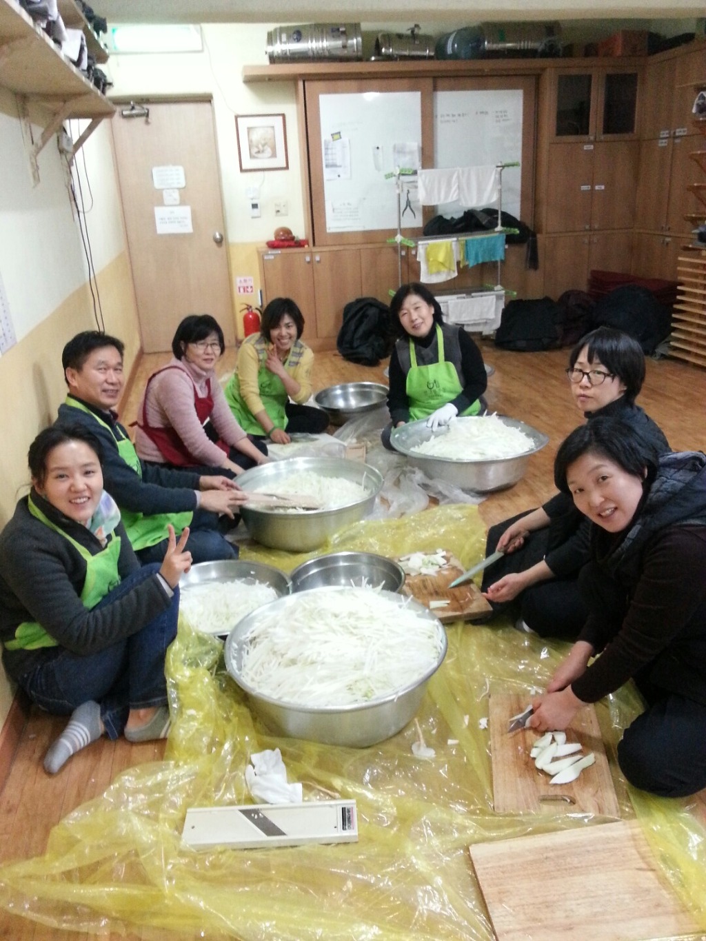 무채 썰기 신공의 최고는 누구?