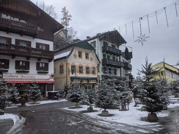 12월 눈이 내린 오스트리아 잘츠캄머굿(Sankt Wolfgang im Salzkammergut)