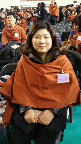 2015년 봄불교대학 졸업식에서 손춘현님