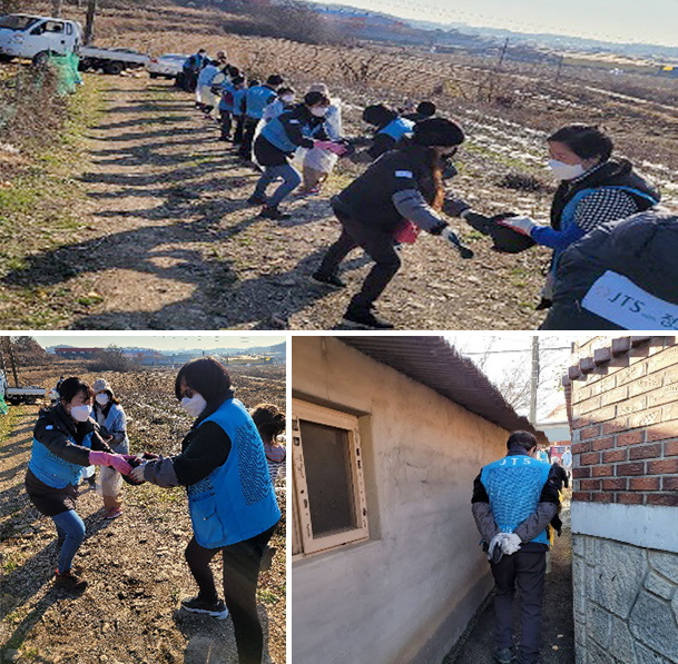 연탄 내려놓은 곳과 먼집도, 좁은 골목길의 집도 거기에 맞게 문제 없이 척척