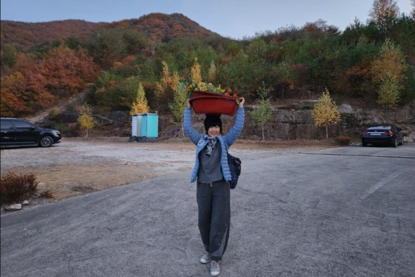 INEB행사 준비하러 문경수련원 오는 박경미 님