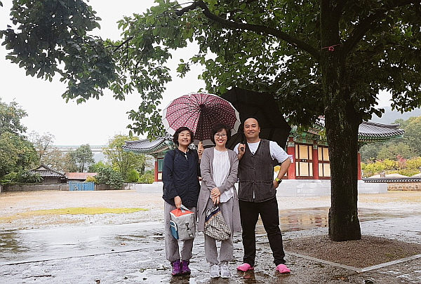 9-10차 입재식을 한 구미 아도 모례원에서, 모둠원들과