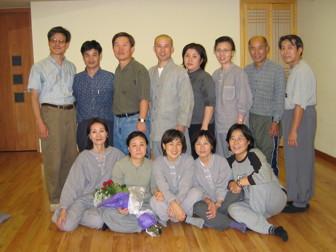 2003년 정일사 수련(앞 줄 맨 오른쪽 김순영 님)