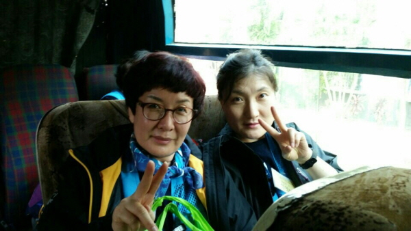 같은 봄불대 동기인 10조 조장 성영아 보살님과 캘커타에서~^^