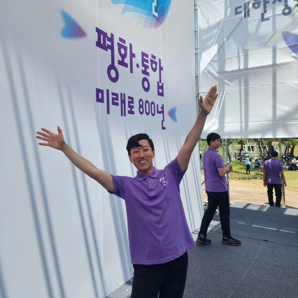 6‧13 대법회 무대지원팀 소임을 마친 신동찬 님