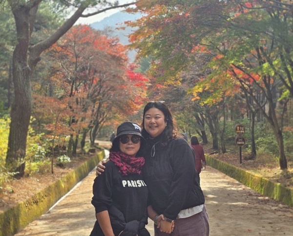 문경새재에서(오른쪽이 변정수 님) 문경새재에서(오른쪽이 변정수 님)