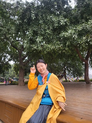 인도성지순례 중에 인도성지순례 중에