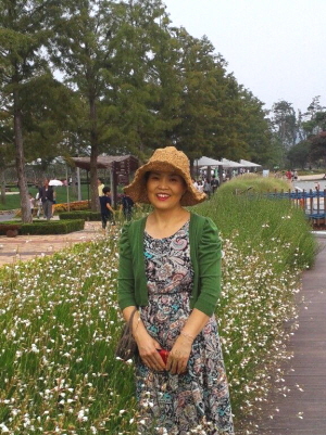 순천국가정원박람회장에서  봉사활동 마치고