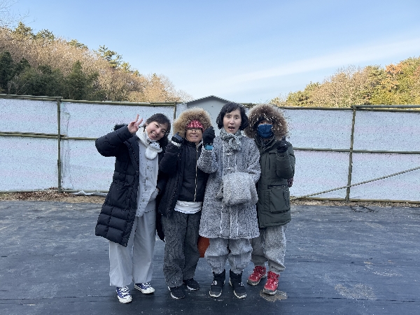 2026년 1월 1일 봉림사지 통일 염원 천배 정진(맨 왼쪽 정소정 님)