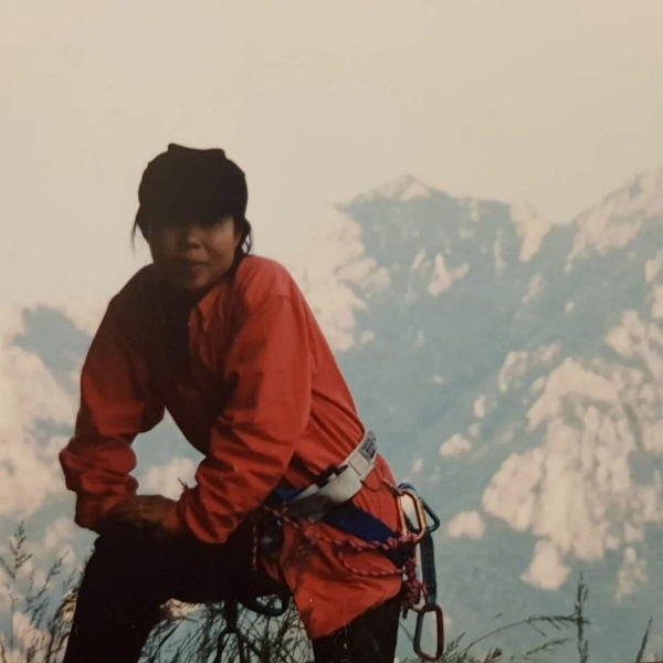 20대의 김정숙 님(설악산 울산암리지 등반)