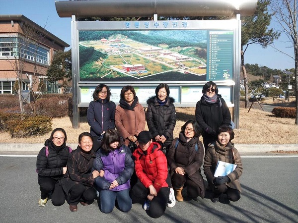 정수시설 함께 견학한 도반들 ~