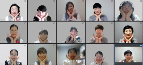 23년 청년불교대(5반) 학사운영회의(아래 줄 맨 오른쪽)