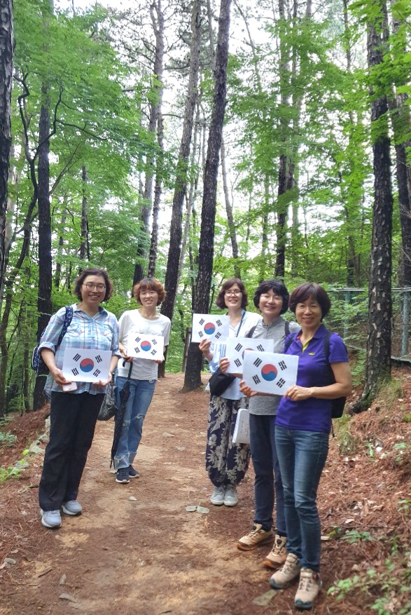 2018년 행복학교활동(오른쪽 김은선 님)