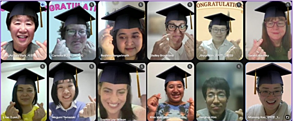 2026년 2월 영어불교대학 졸업식(윗줄 왼쪽에서 첫 번째 서성애 님) 2026년 2월 영어불교대학 졸업식(윗줄 왼쪽에서 첫 번째 서성애 님)